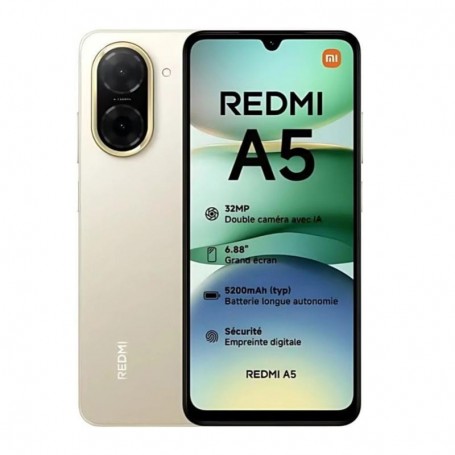 Xiaomi Redmi A5 – 64 Go – RAM 3 Go – Écran 6.88 pouces imei (864634080096788)